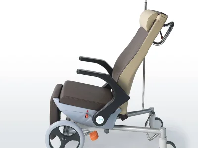 Nitrocare Height Adjustment Multifunctional Transport Chair