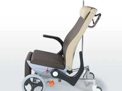 Nitrocare Height Adjustment Multifunctional Transport Chair