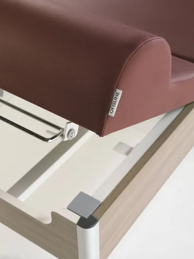 Nitrocare Examination Couch with Wooden Drawers