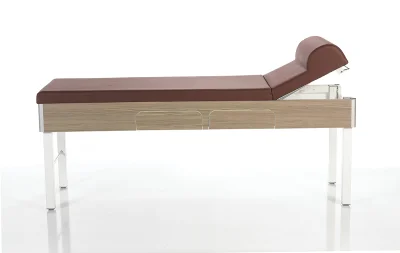 Nitrocare Examination Couch with Wooden Drawers