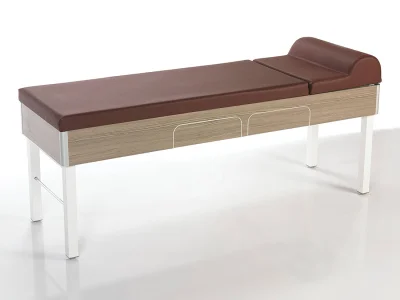 Nitrocare Examination Couch with Wooden Drawers