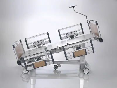 Nitrocare Four Motors Column Model Intensive Care Bariatric Patient Bed